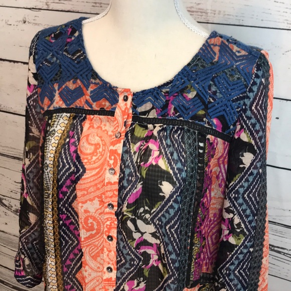 Anthropologie VanessaVirginia Embroidered Blouse - Picture 3 of 8